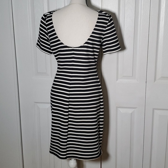 SANCTUARY BLACK AND WHITE COTTON DRESS - Picture 2 of 8